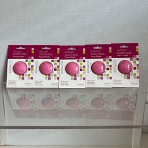 Andalou Naturals Soothing 1000 Roses Face Mask x5 Calming Hydration Pack